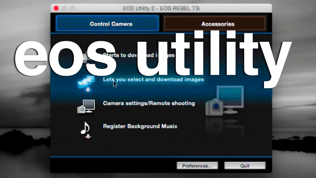 how to install eos utility